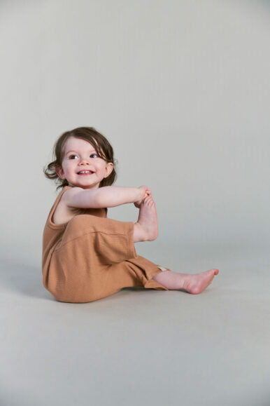 Remo jumpsuit waffle organic