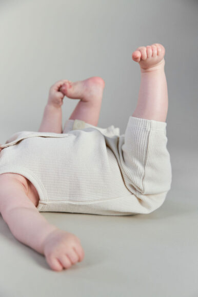 Remo jumpsuit waffle organic