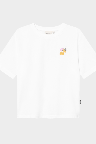 T-shirt Vadstena Lemon Branch White